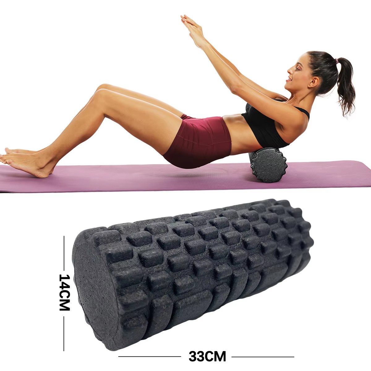 Health Wellness And Fitness - Rodillo de espuma para Fitness, rodillo
