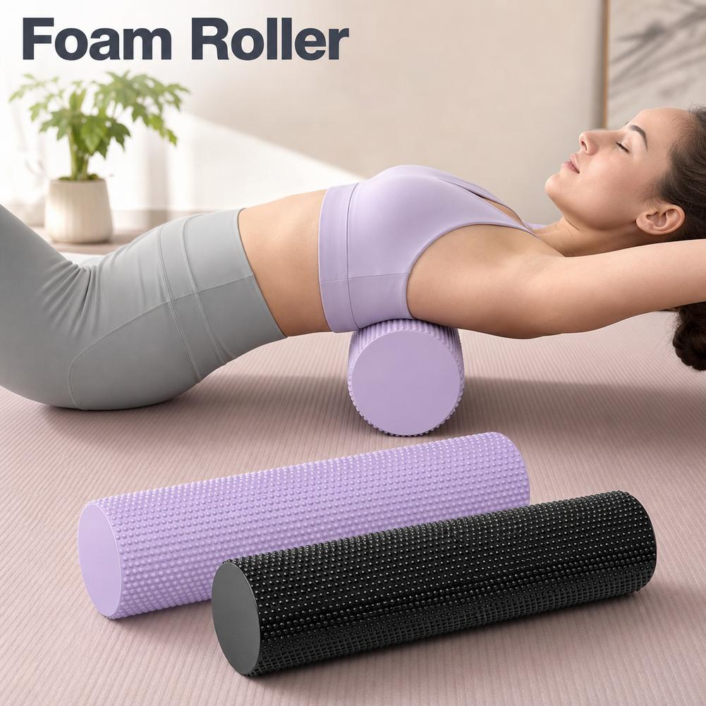 Health Wellness And Fitness - Rodillo de Espuma EVA para Yoga,