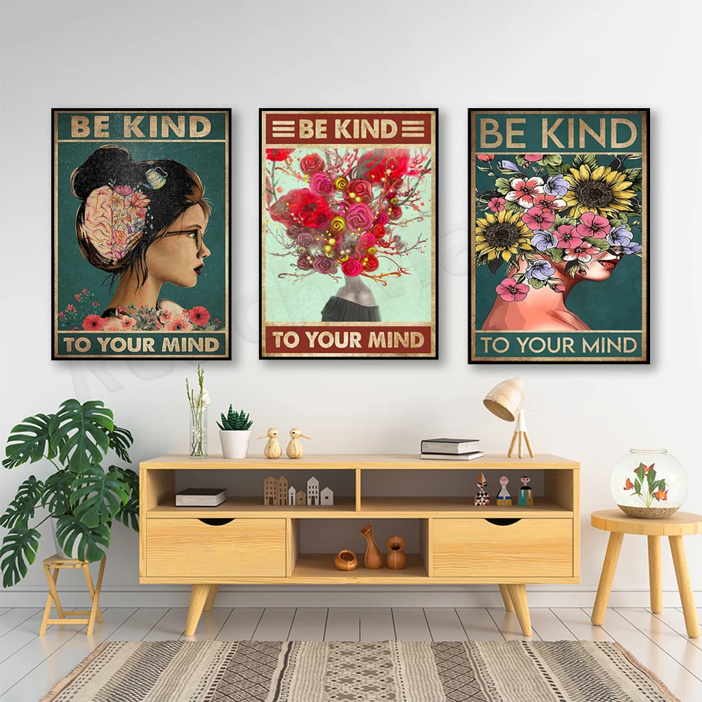 Tratar tu mente bien: carteles - Health Wellness Quotes reseña y precio