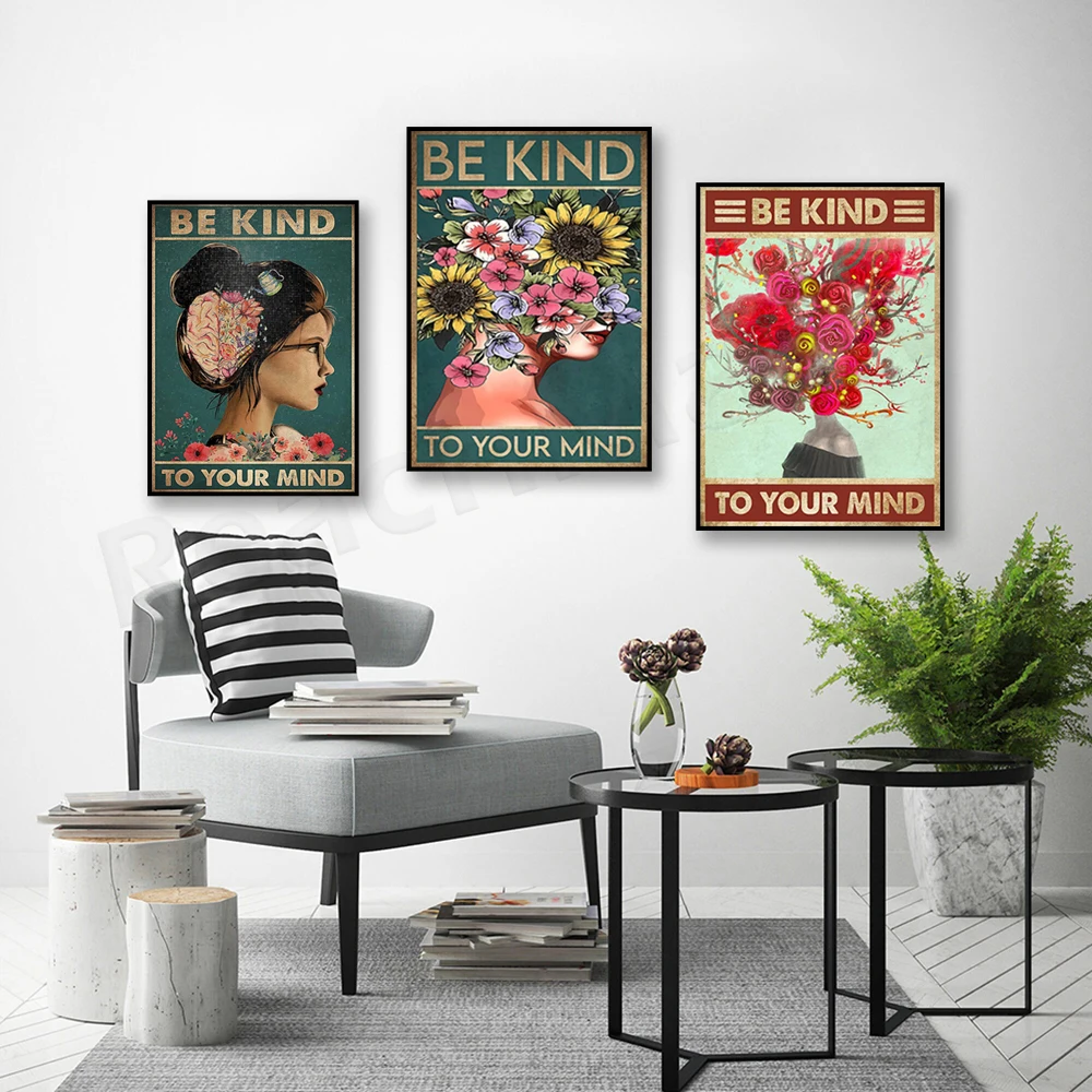 Tratar tu mente bien: carteles - Health Wellness Quotes reseña y precio